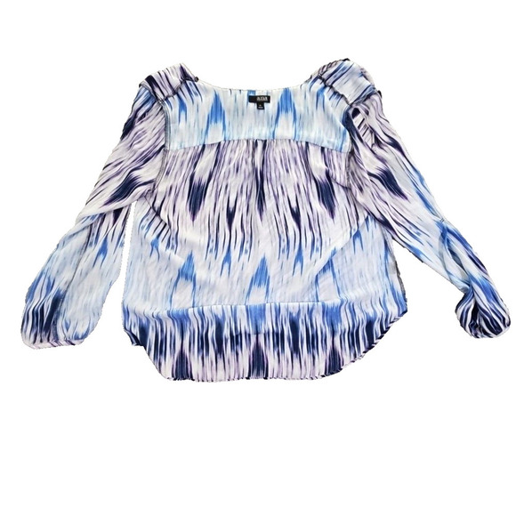 A.N.A. A New Approach Cowl Neck Blouse Size XL Sheet Split Sleeve Pullover - Picture 2 of 14